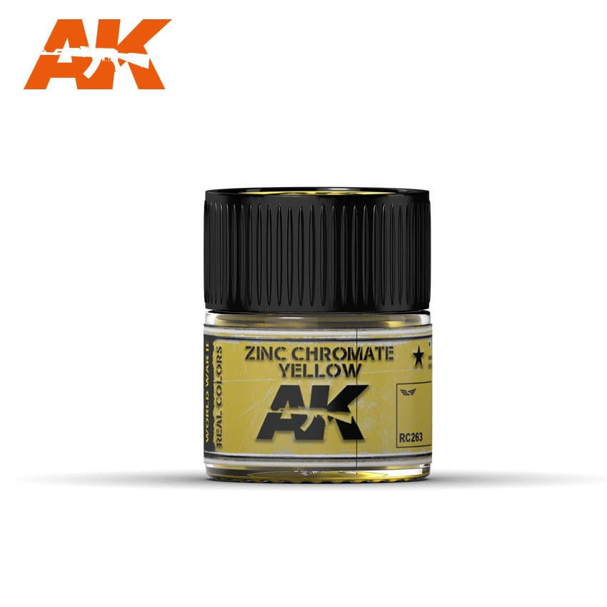AK Interactive Real Colors: Zinc Chromate Yellow - 10ml RC263
